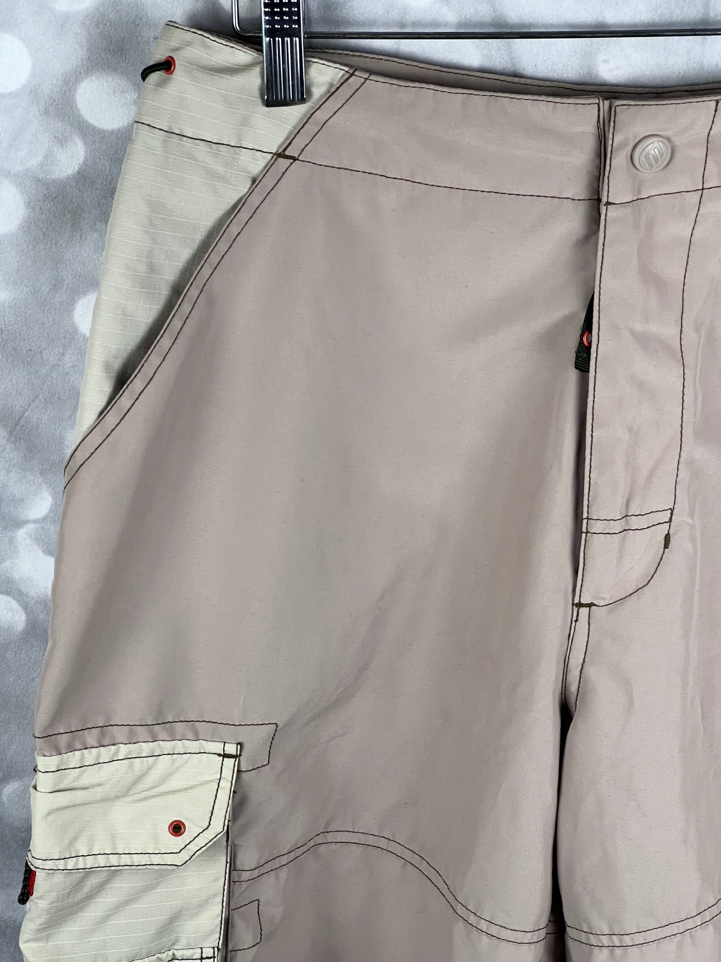 Vintage Y2K MACGEAR Long Cargo Rave Shorts Men's Size 30