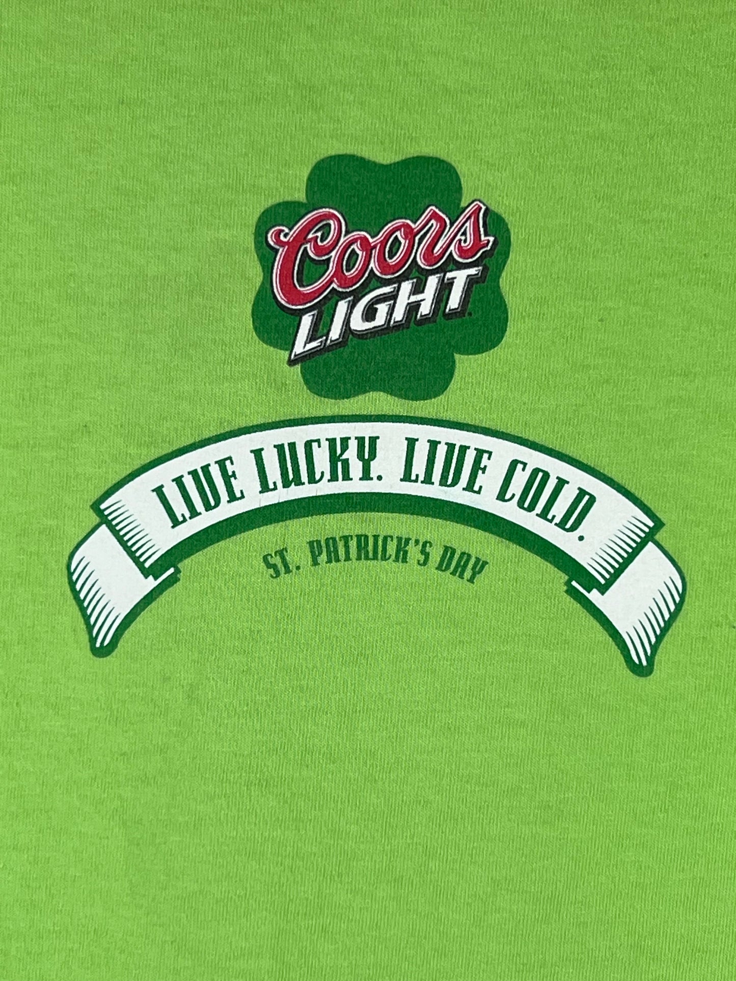Coors Light - Live lucky, Live Cold Men’s XL T-shirt