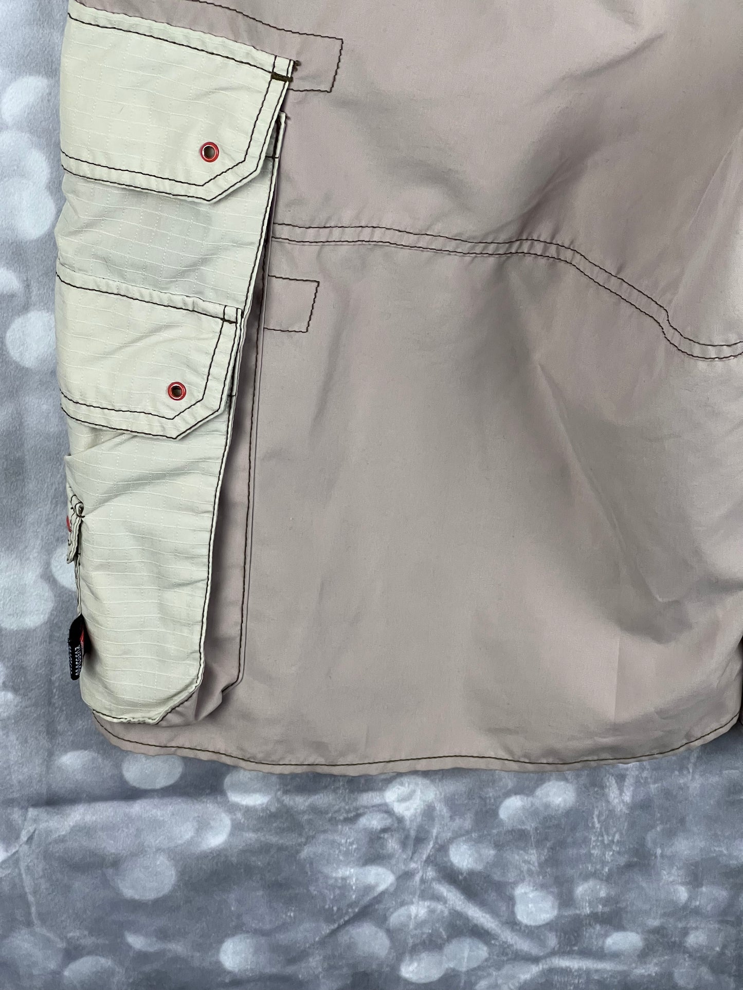 Vintage Y2K MACGEAR Long Cargo Rave Shorts Men's Size 30