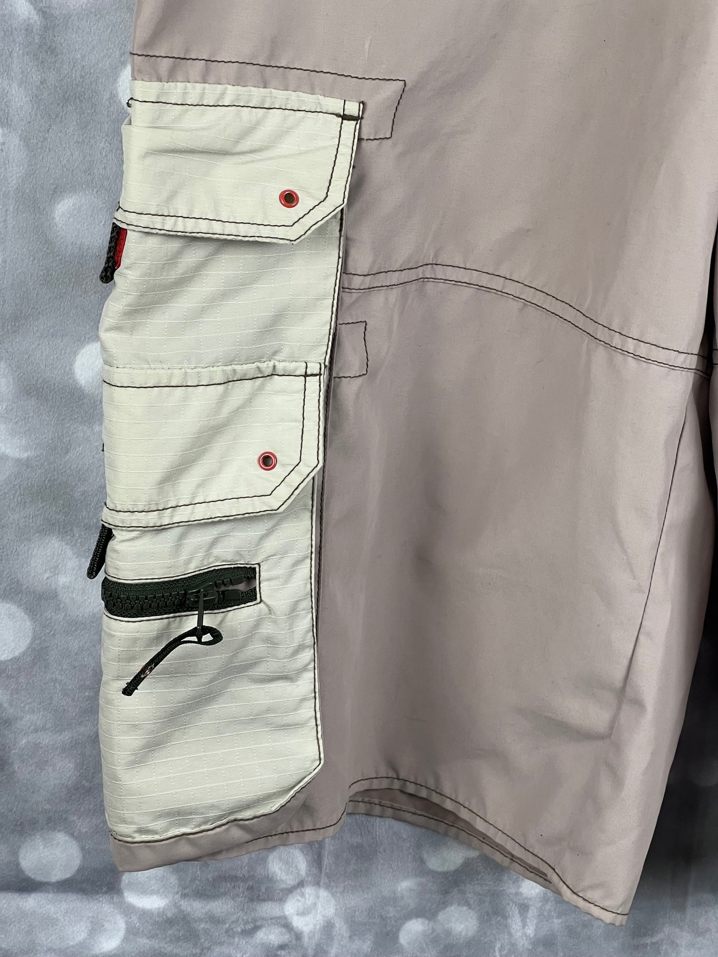 Vintage Y2K MACGEAR Long Cargo Rave Shorts Men's Size 30