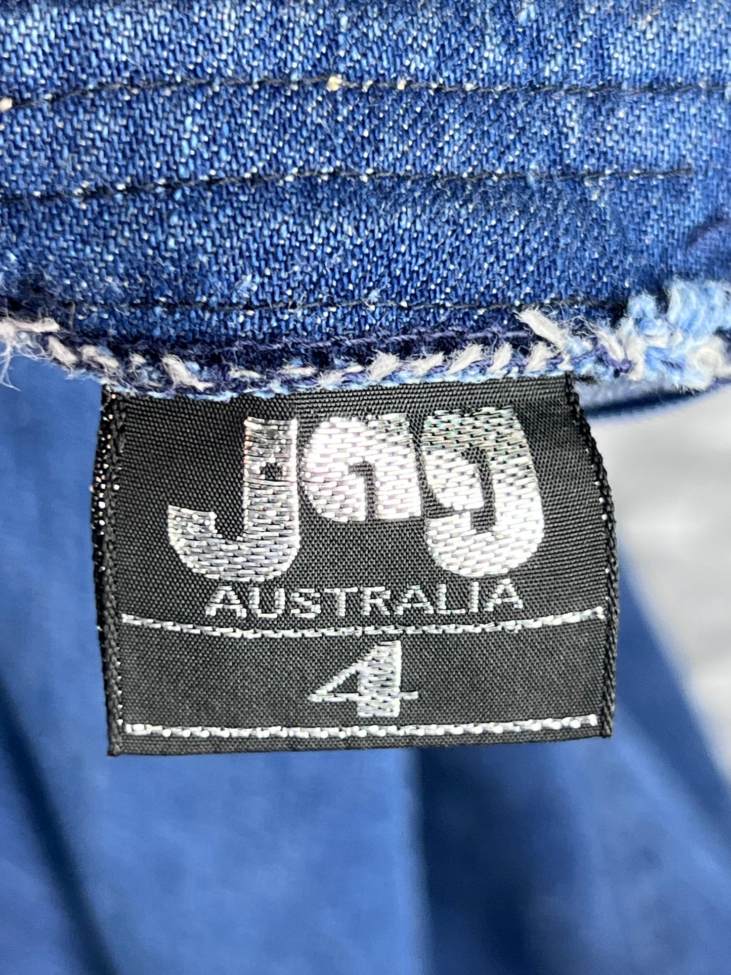 Vintage Jag Australia Gaucho Culottes Wide Leg Denim Skort Women's Size 4