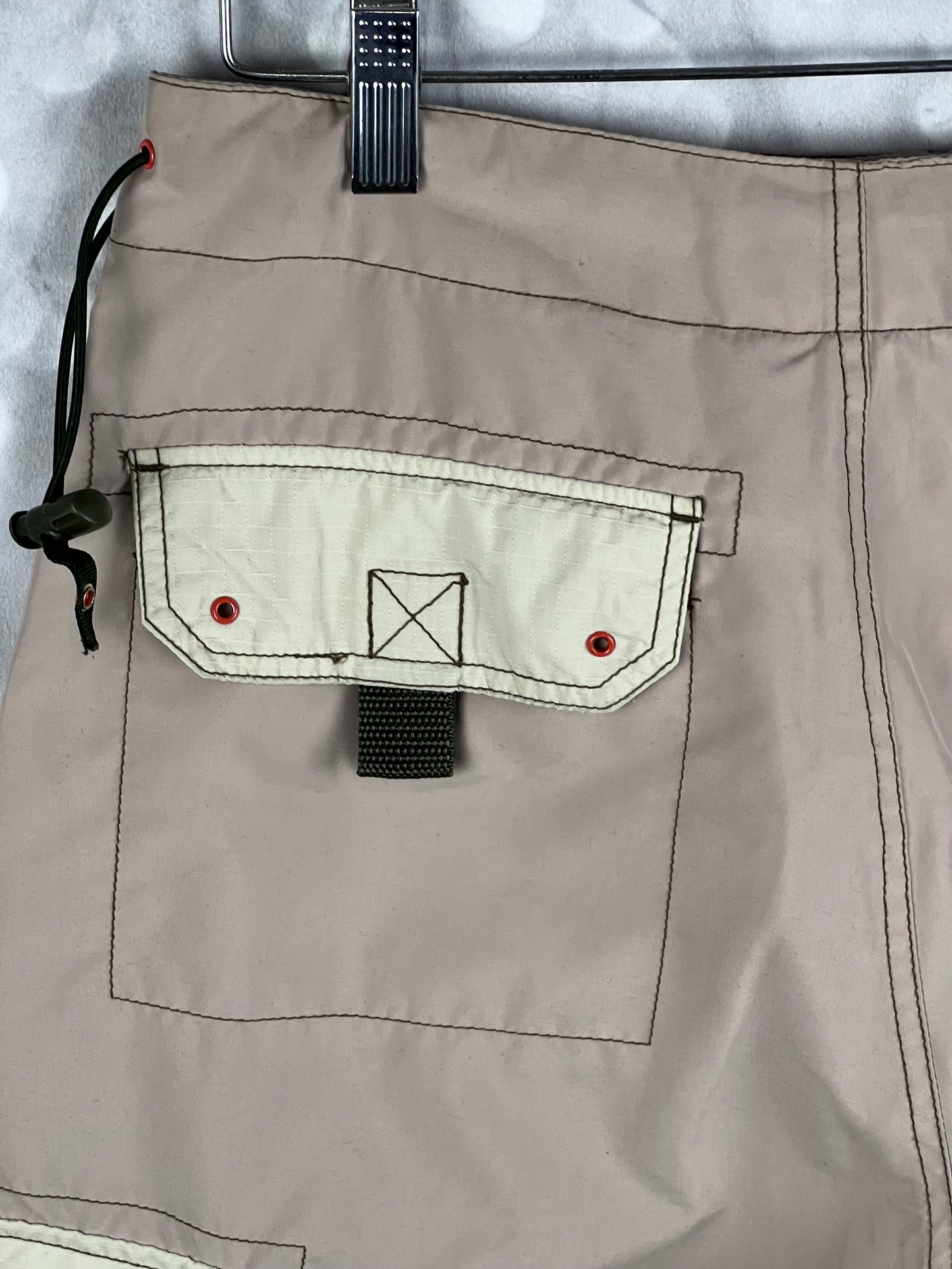 Vintage Y2K MACGEAR Long Cargo Rave Shorts Men's Size 30