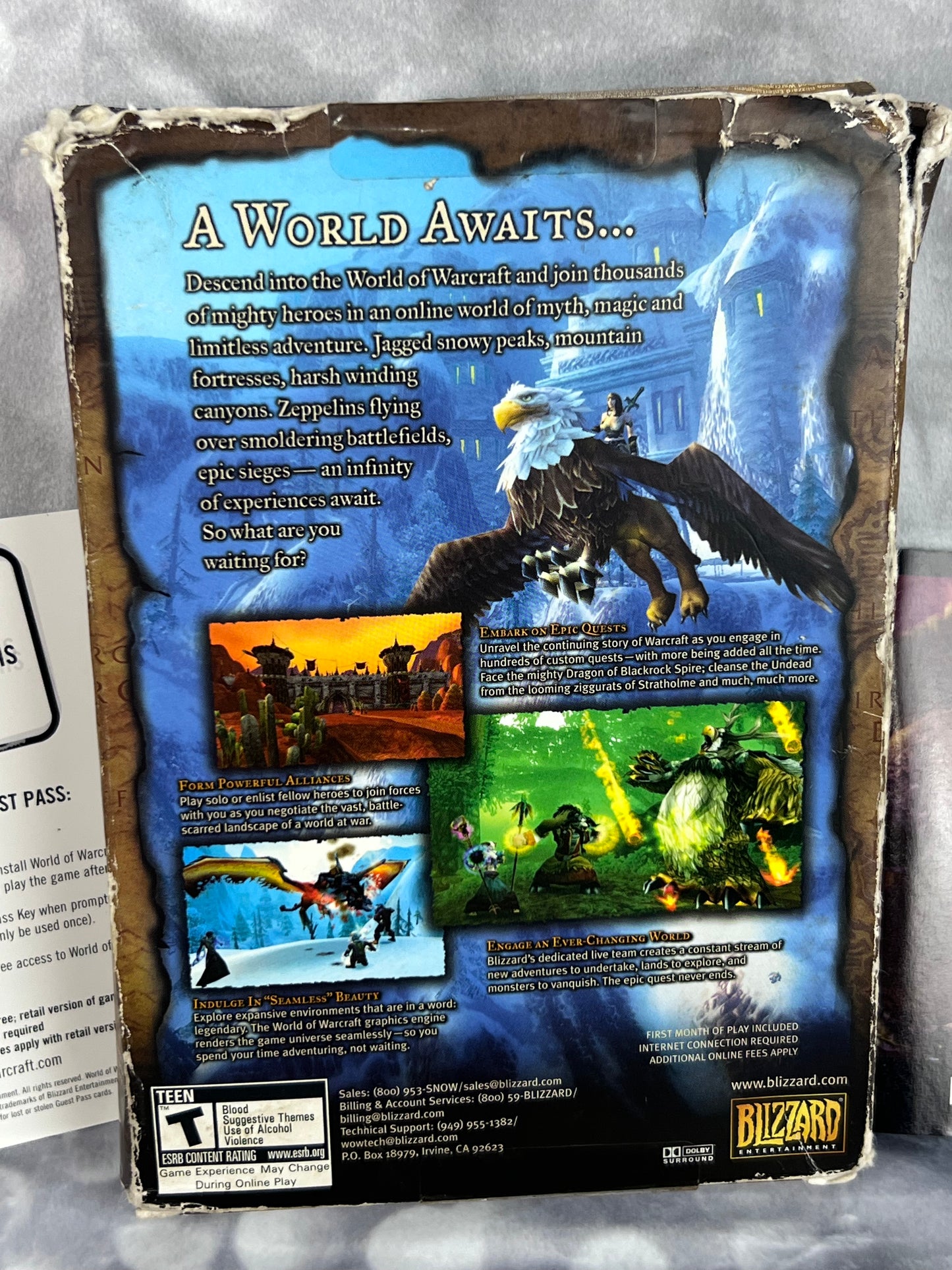 Blizzard The World of Warcraft 5 Disc PC Game