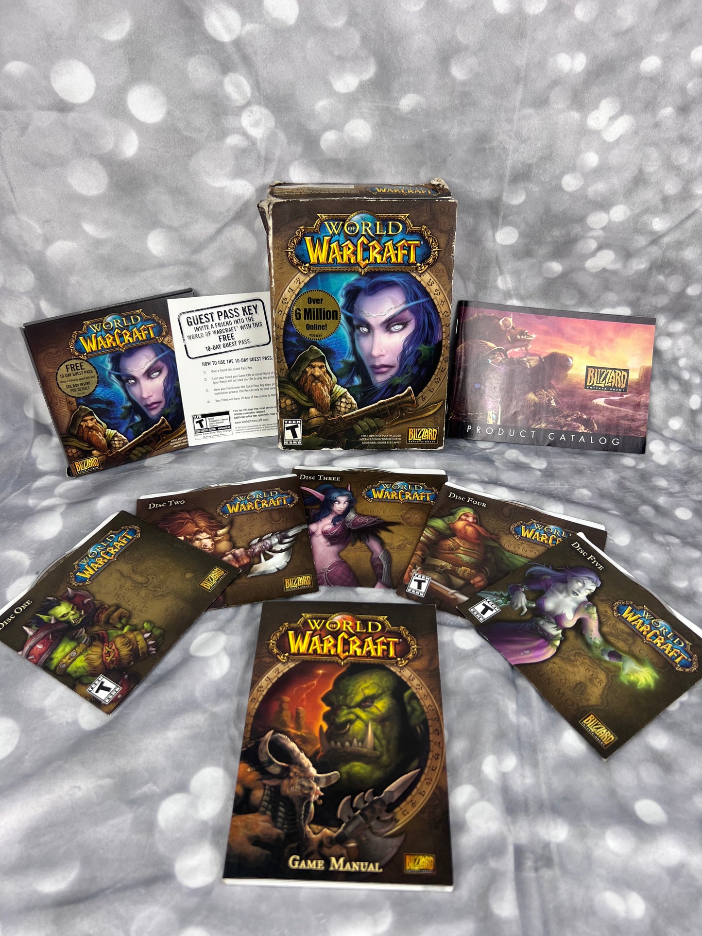 Blizzard The World of Warcraft 5 Disc PC Game
