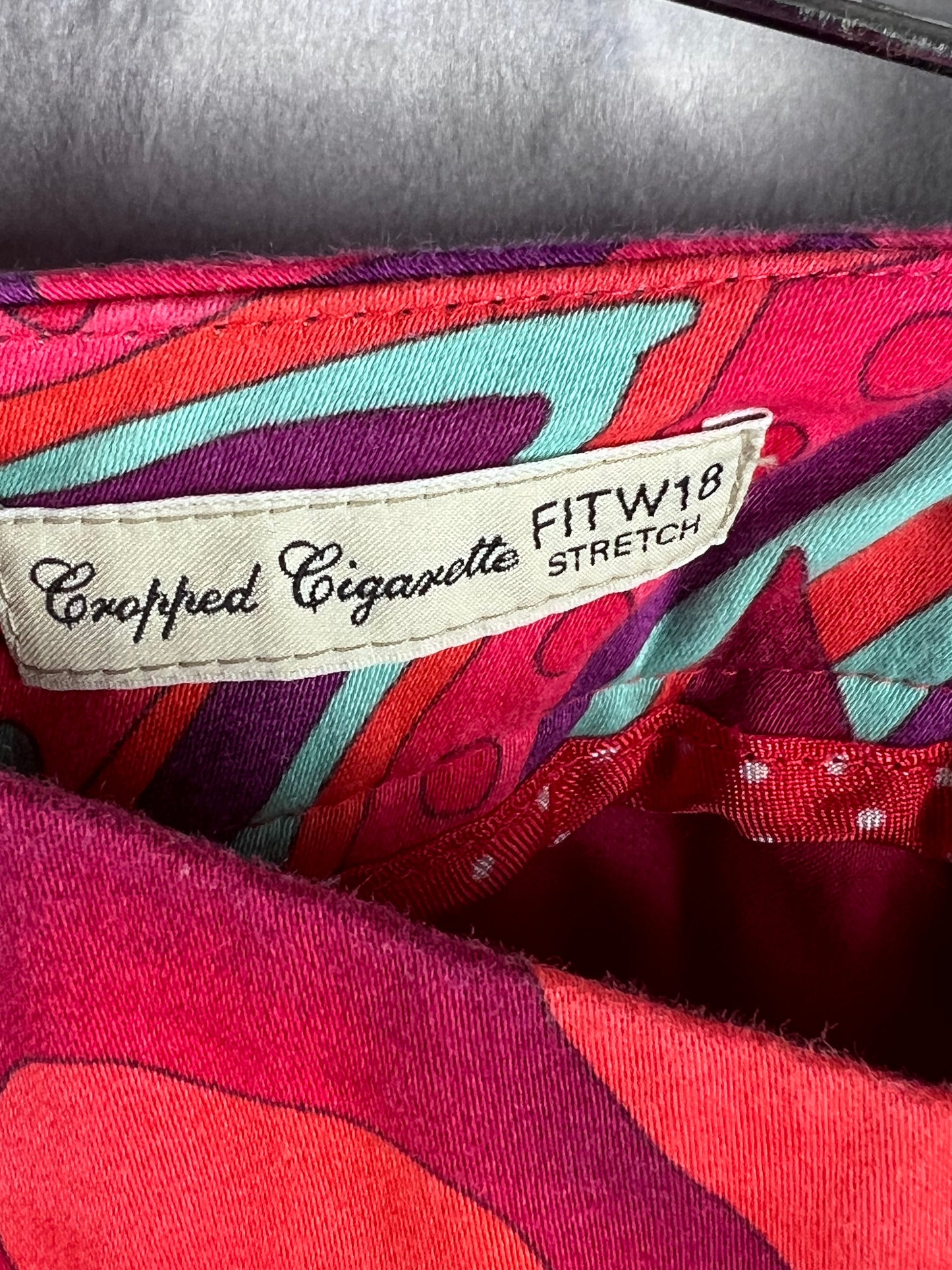 Weekend MAX MARA Cropped Cigarette FITW18 Stretch Women’s size 14 Pants