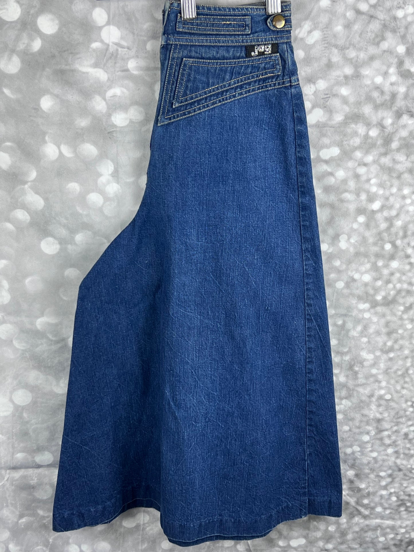 Vintage Jag Australia Gaucho Culottes Wide Leg Denim Skort Women's Size 4