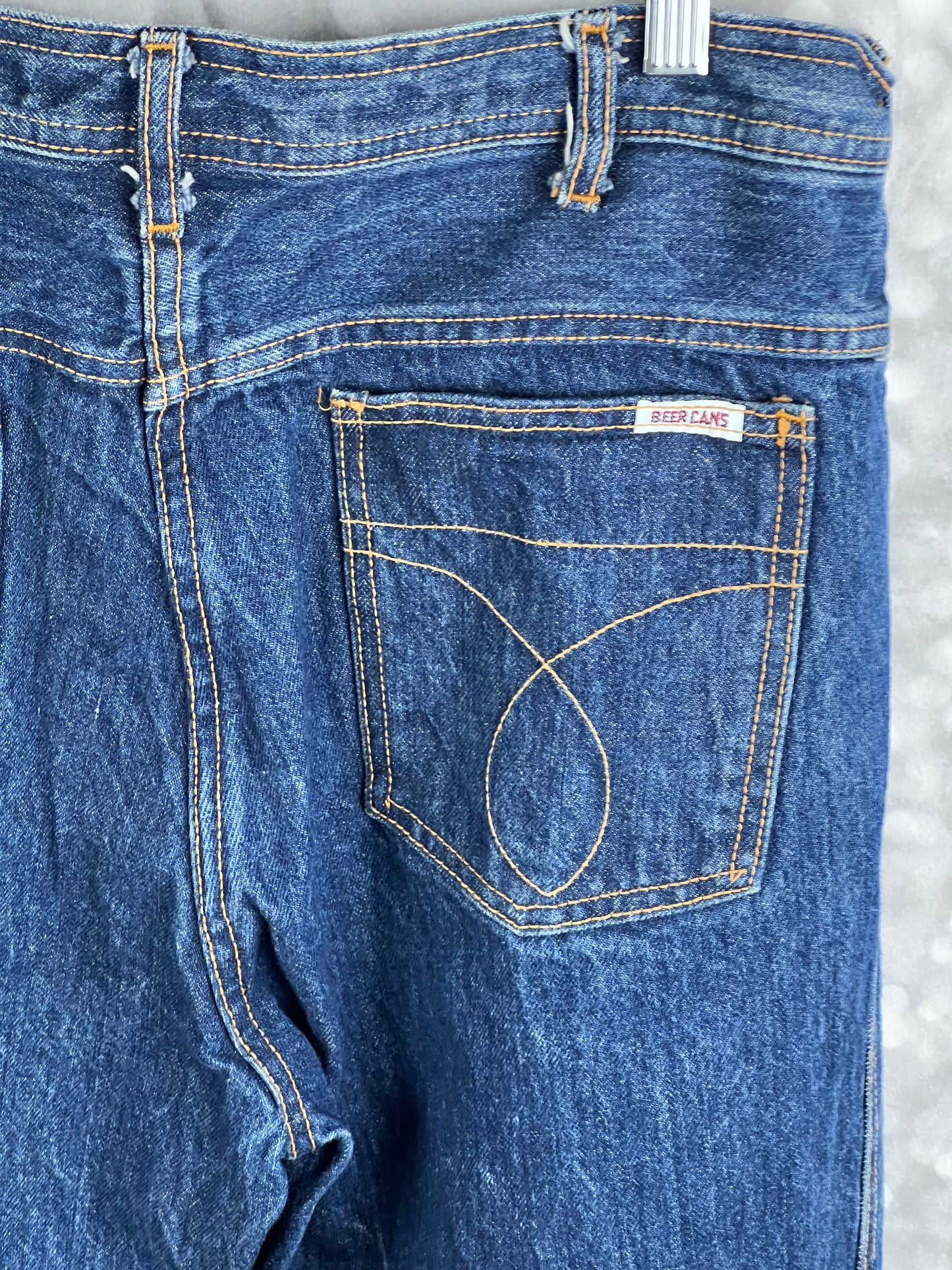 Vintage Beer Cans Men’s Jeans Size 34