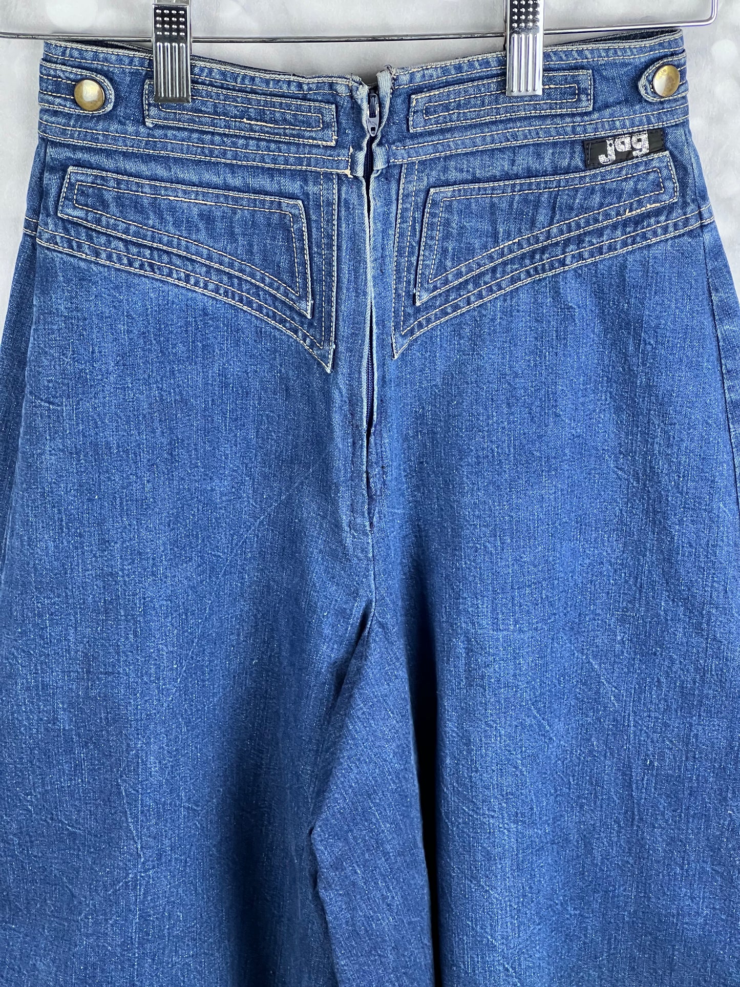 Vintage Jag Australia Gaucho Culottes Wide Leg Denim Skort Women's Size 4