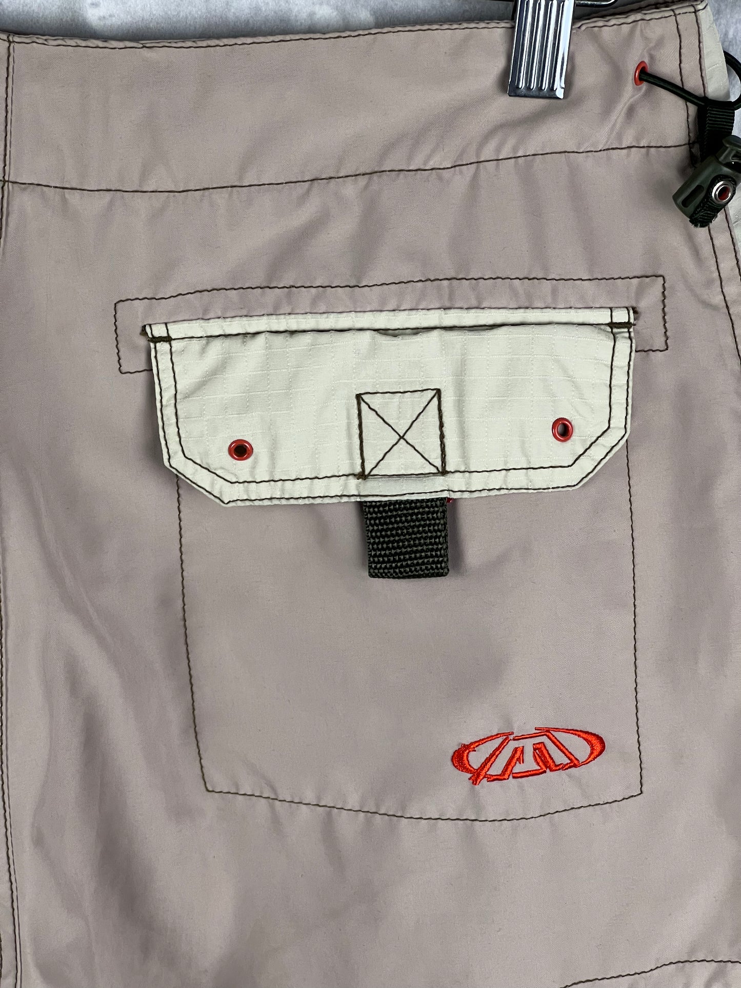 Vintage Y2K MACGEAR Long Cargo Rave Shorts Men's Size 30
