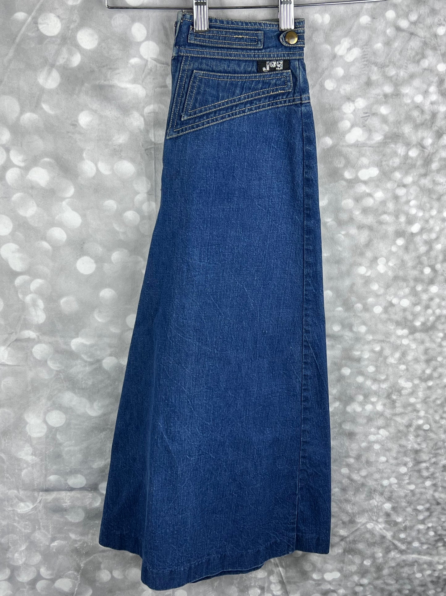 Vintage Jag Australia Gaucho Culottes Wide Leg Denim Skort Women's Size 4