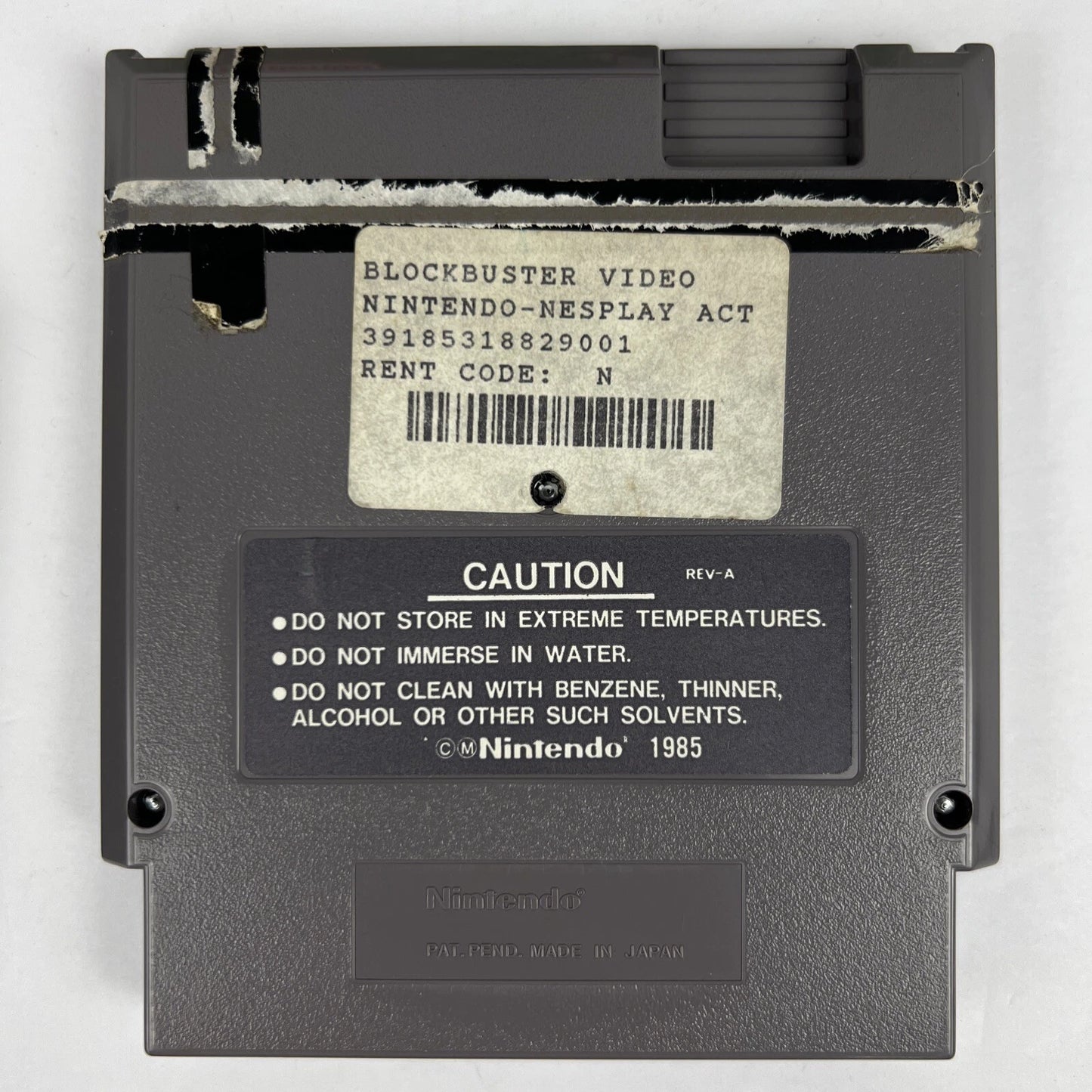 NES Play Action Football Nintendo Entertainment System Previous Blockbuster Rental