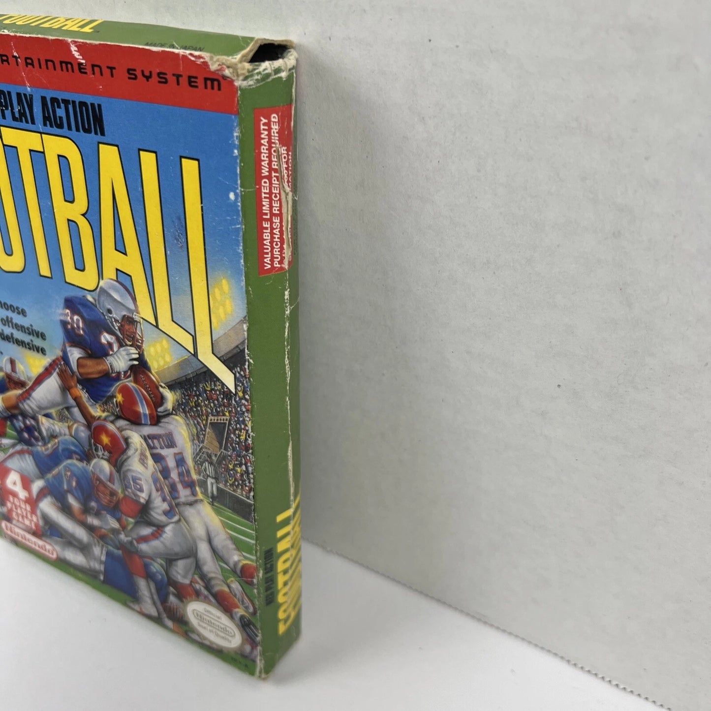 NES Play Action Football Nintendo Entertainment System Previous Blockbuster Rental