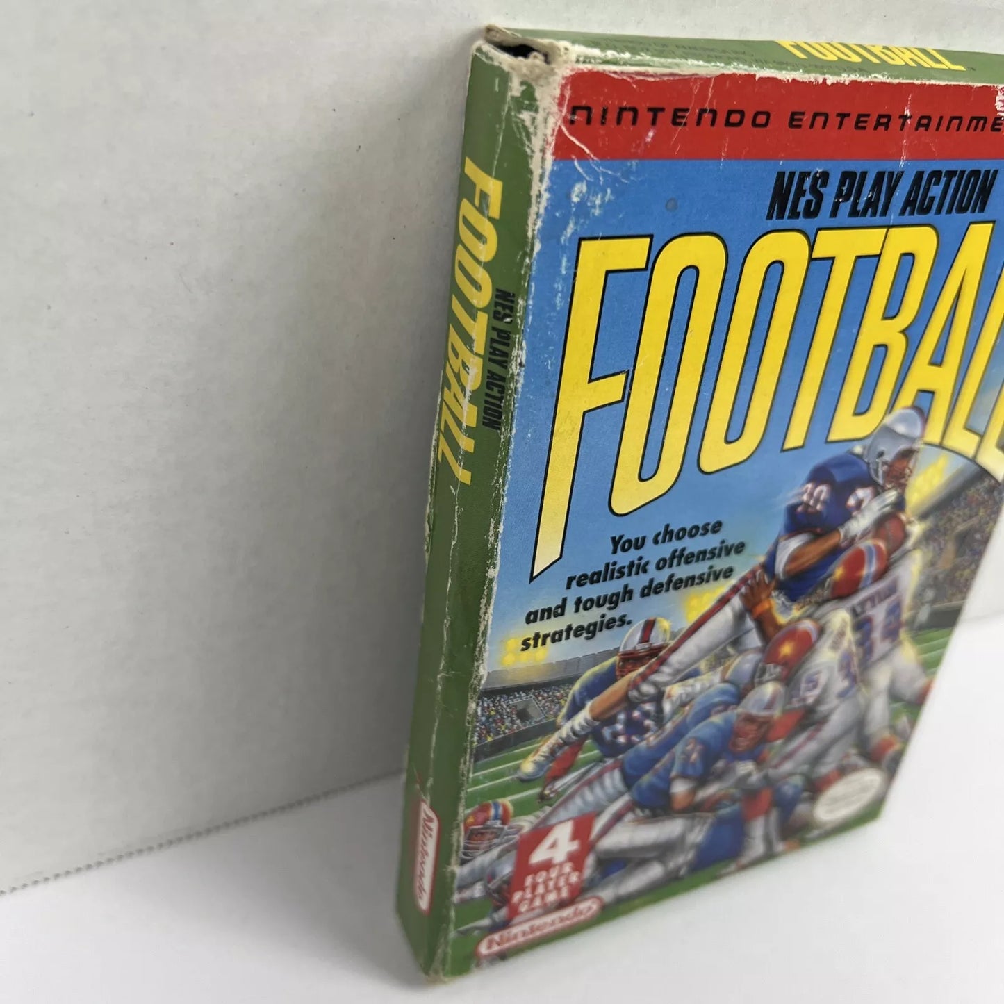 NES Play Action Football Nintendo Entertainment System Previous Blockbuster Rental