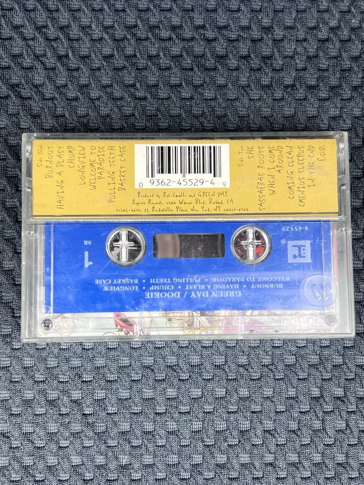 Green Day Dookie Blue Cassette Tape Alternative Punk Rock 1994