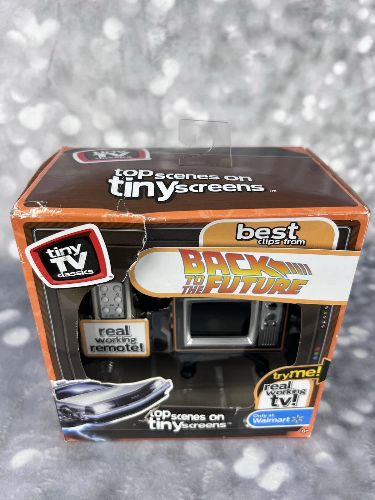 Back to the Future Tiny TV Classics – Mini Collectible TV w/Remote