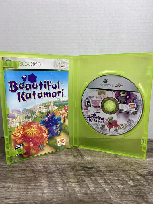 Xbox 360 Beautiful Katamari With Game - Manual - Case - No Cover Art