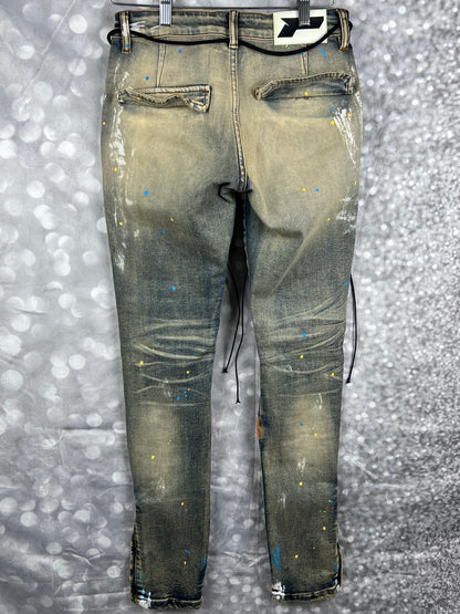POLITICS Cargo Zip Streetwear Men’s Jeans Size W30