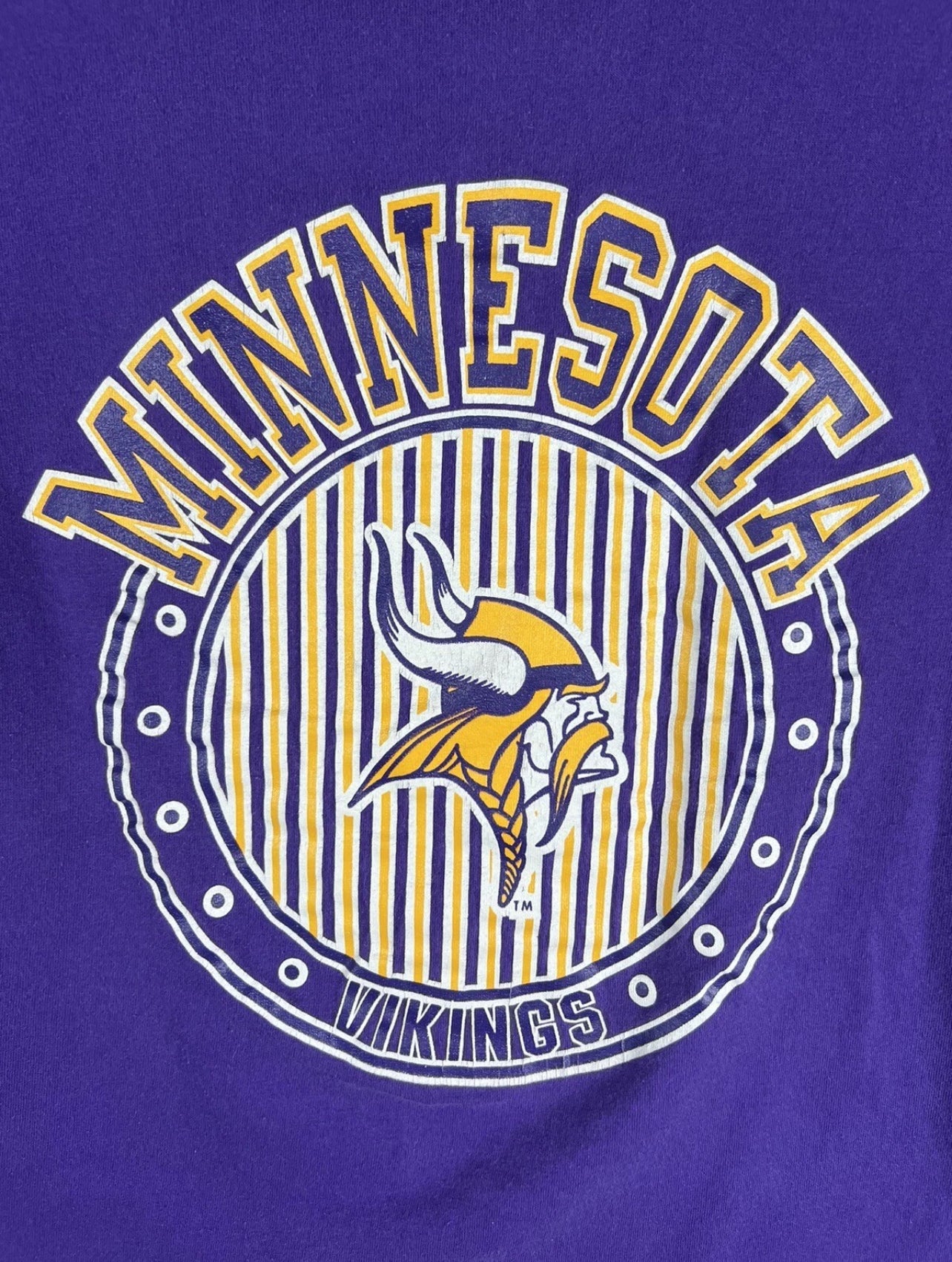 Vintage Champion Minnesota Vikings Men’s T-shirt Size Medium