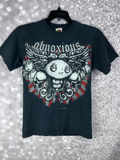 Family Guy Cartoon Series Y2K Stewie Griffin “Obnoxious” T-shirt Men’s Size Small