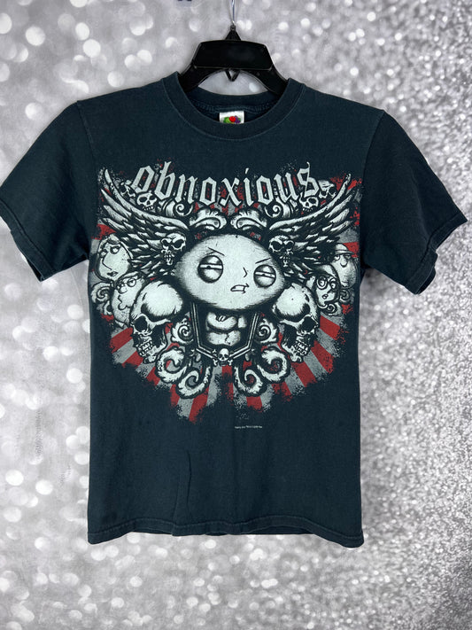 Family Guy Cartoon Series Y2K Stewie Griffin “Obnoxious” T-shirt Men’s Size Small