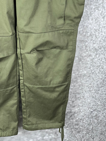 Empyre Relax Loose Fit Button Fly Cargo Skate Pants Olive Green Size 28