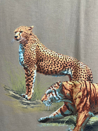 Vintage Wild Gear Lion Safari T-Shirt Men's Large