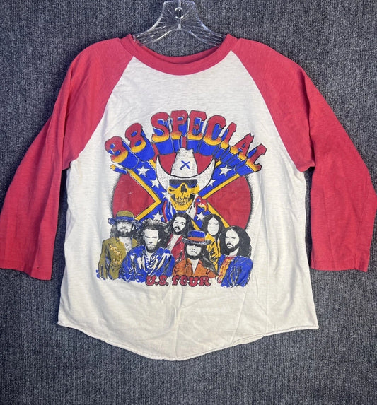 Vintage .38 Special 3/4 Sleeve Wild-Eyed Southern Boys 1981 Live Tour Shirt