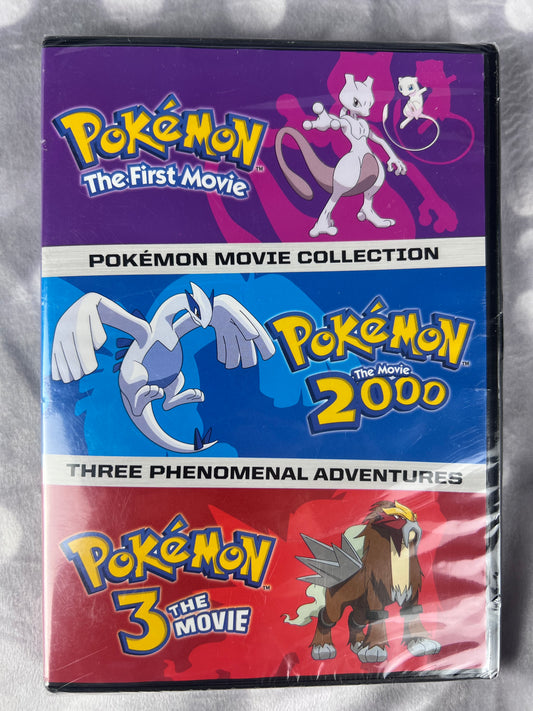 Pokémon Movie Collection “The First Movie” “The Movie 2000” & “3 The Movie”