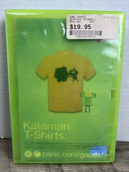 Xbox 360 Beautiful Katamari With Game - Manual - Case - No Cover Art