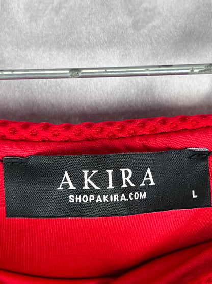 Akira “Cool Again” Jersey-Mesh Mini Skirt Women’s Size Large