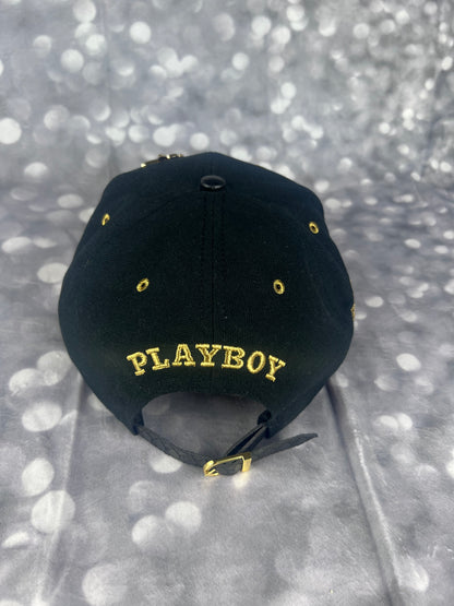 Lids PLAYBOY Bunny Embroidered Adjustable Snapback Hat With Gold Pin