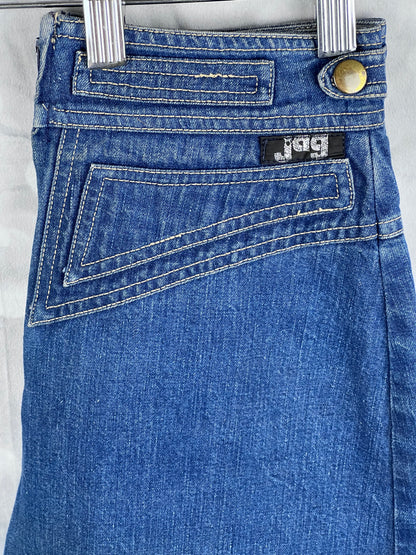 Vintage Jag Australia Gaucho Culottes Wide Leg Denim Skort Women's Size 4