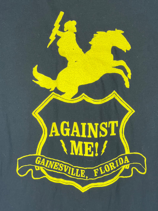 Against Me! Gainesville Florida Punk Rock Music Band Tee Men’s Size Large