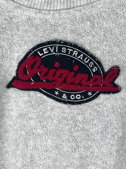 Vintage Levi’s Made In USA Mid Cropped Top Sweater Women’s Size Large