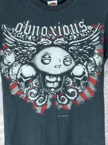 Family Guy Cartoon Series Y2K Stewie Griffin “Obnoxious” T-shirt Men’s Size Small