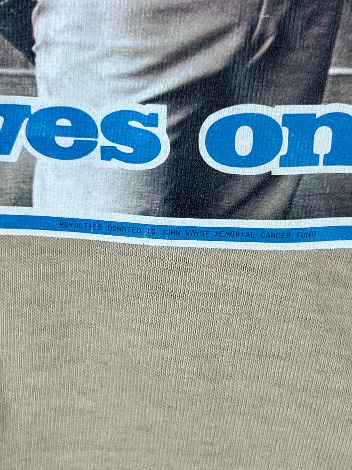 Vintage 80s John Wayne “The Duke” Single Stitch Made In USA T-shirt Men’s Size Medium