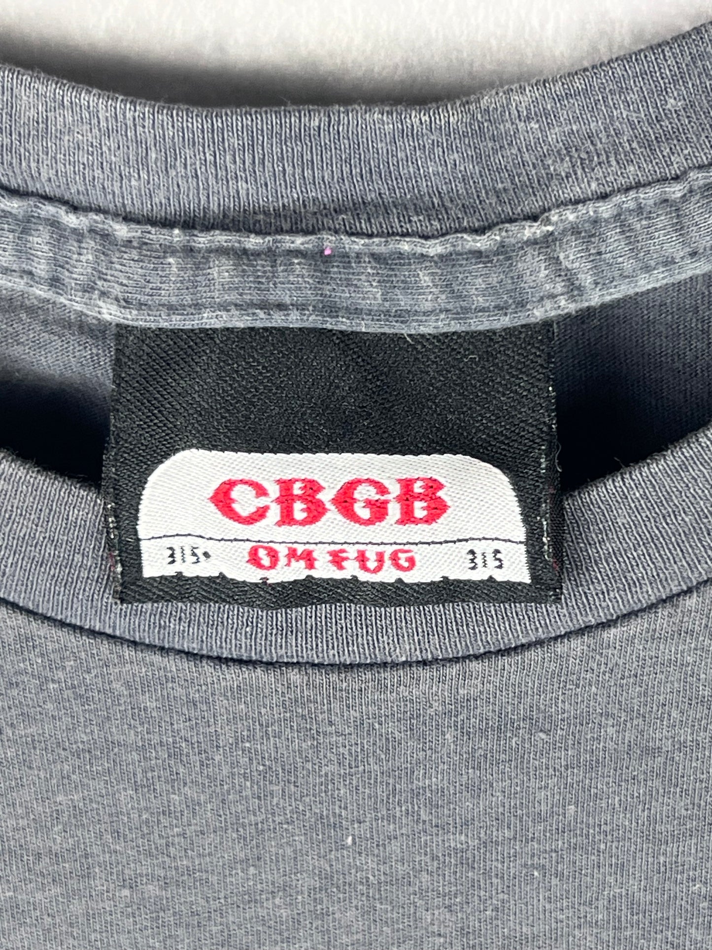 Vintage CBGB & OMFUG “Home of Underground Rock” T-shirt Made in USA Men’s Size Medium