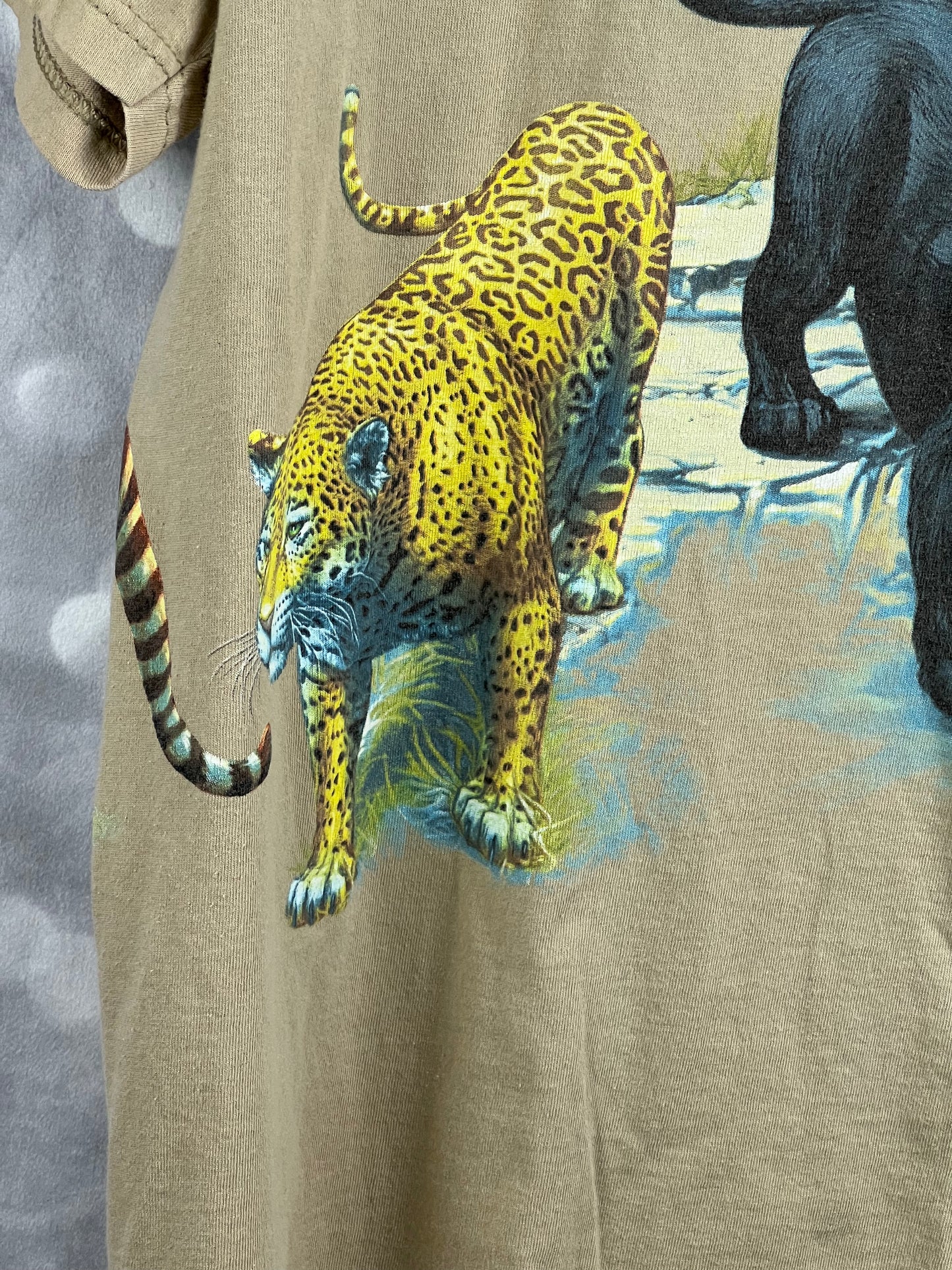 Vintage Wild Gear Lion Safari T-Shirt Men's Large