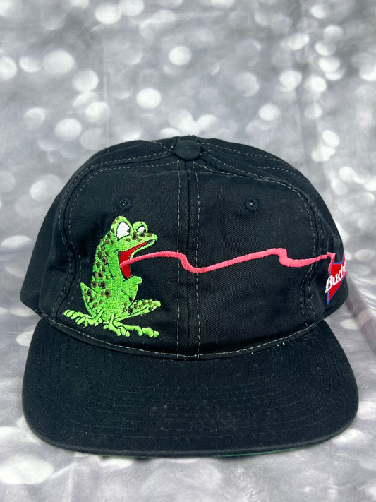 Vintage Budweiser Frog SnapBack Hat