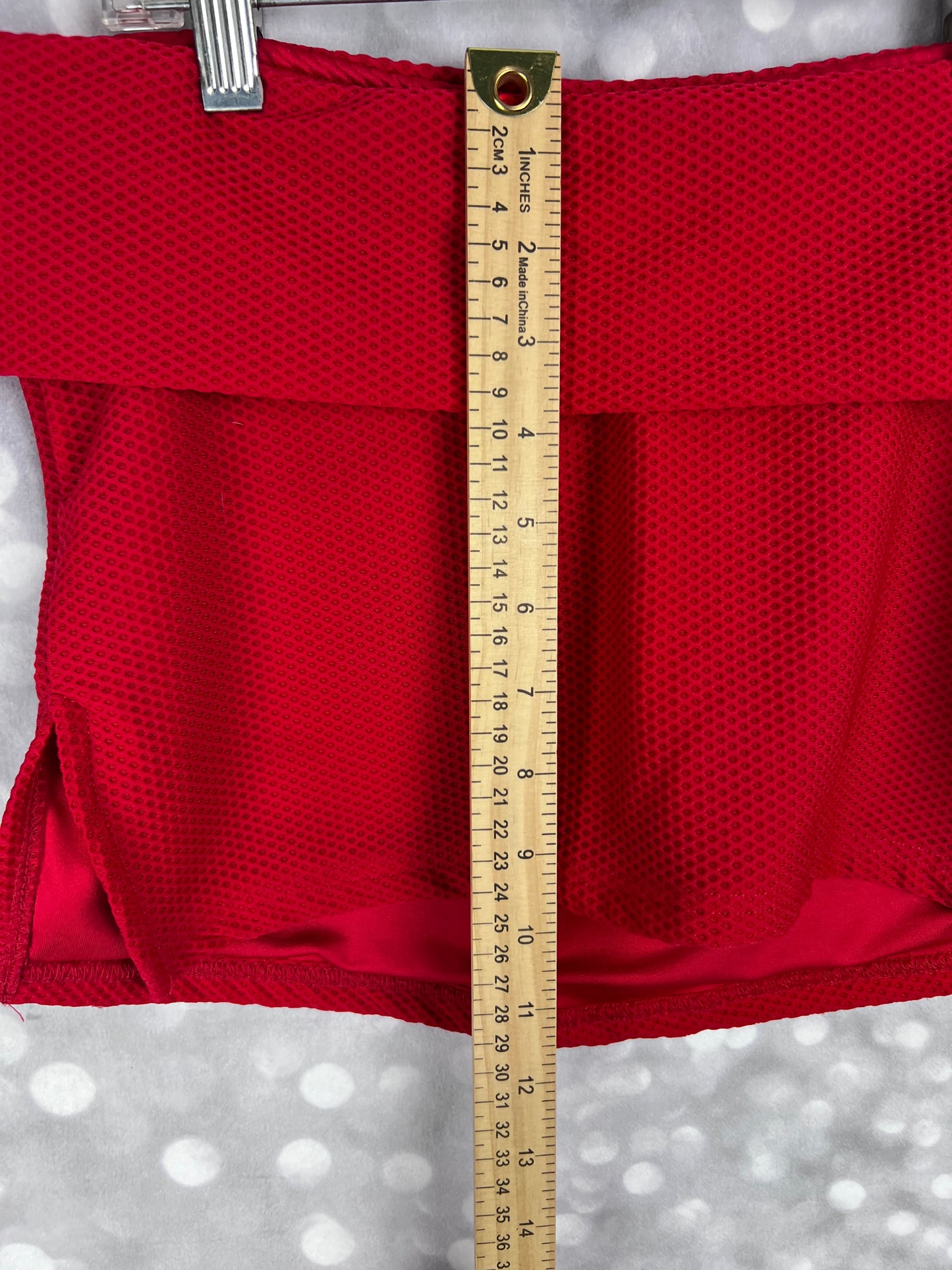 Akira “Cool Again” Jersey-Mesh Mini Skirt Women’s Size Large