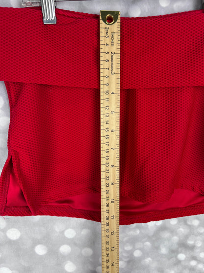 Akira “Cool Again” Jersey-Mesh Mini Skirt Women’s Size Large