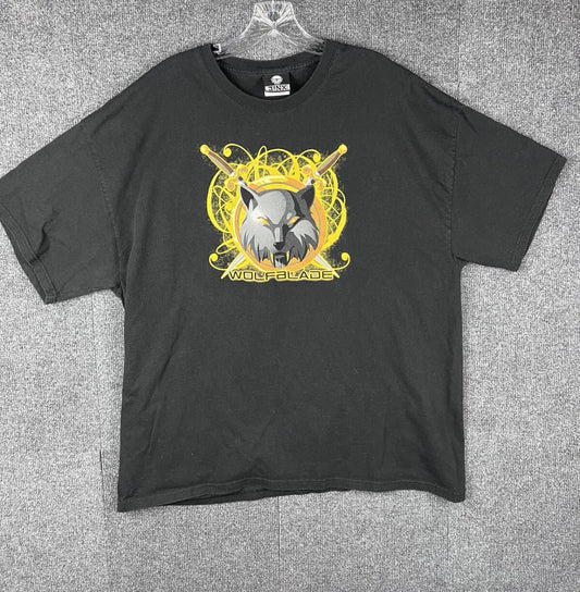 Jinx MechQuest Wolfblade Faction Game Promo T-shirt Size 2XL