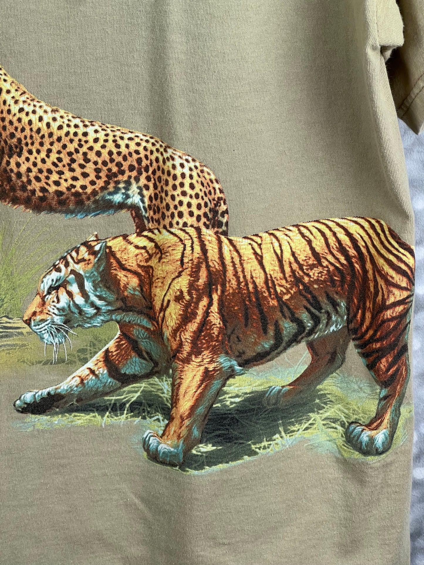 Vintage Wild Gear Lion Safari T-Shirt Men's Large