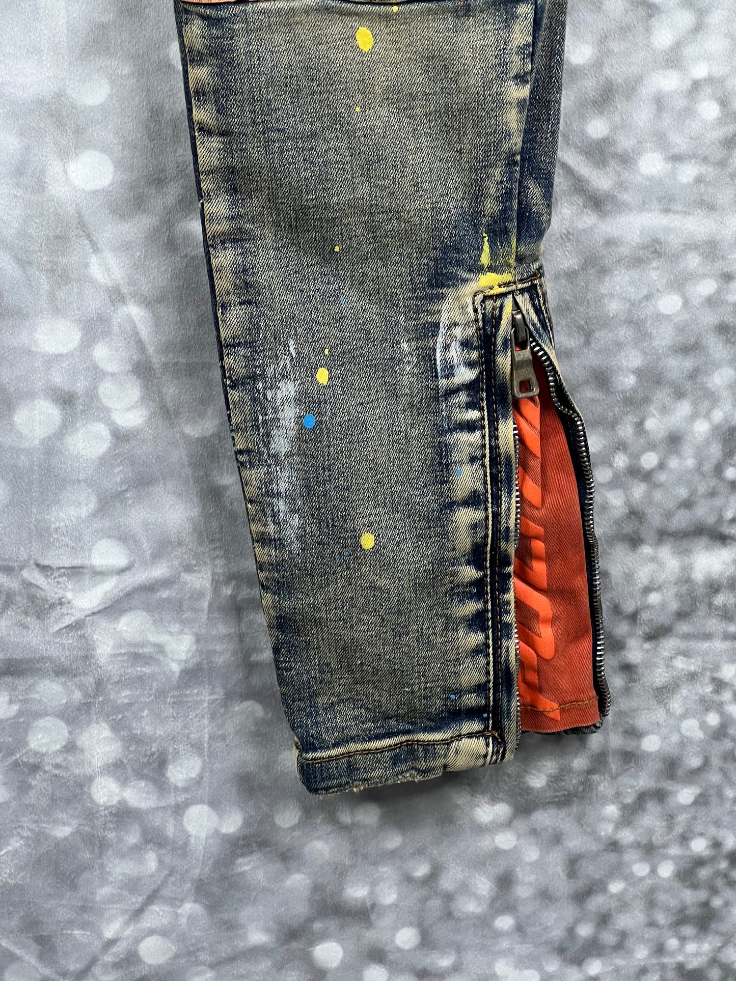 POLITICS Cargo Zip Streetwear Men’s Jeans Size W30