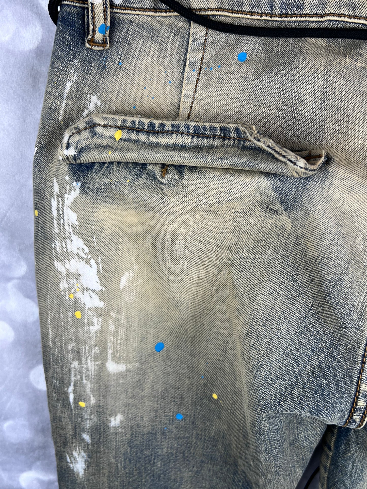 POLITICS Cargo Zip Streetwear Men’s Jeans Size W30