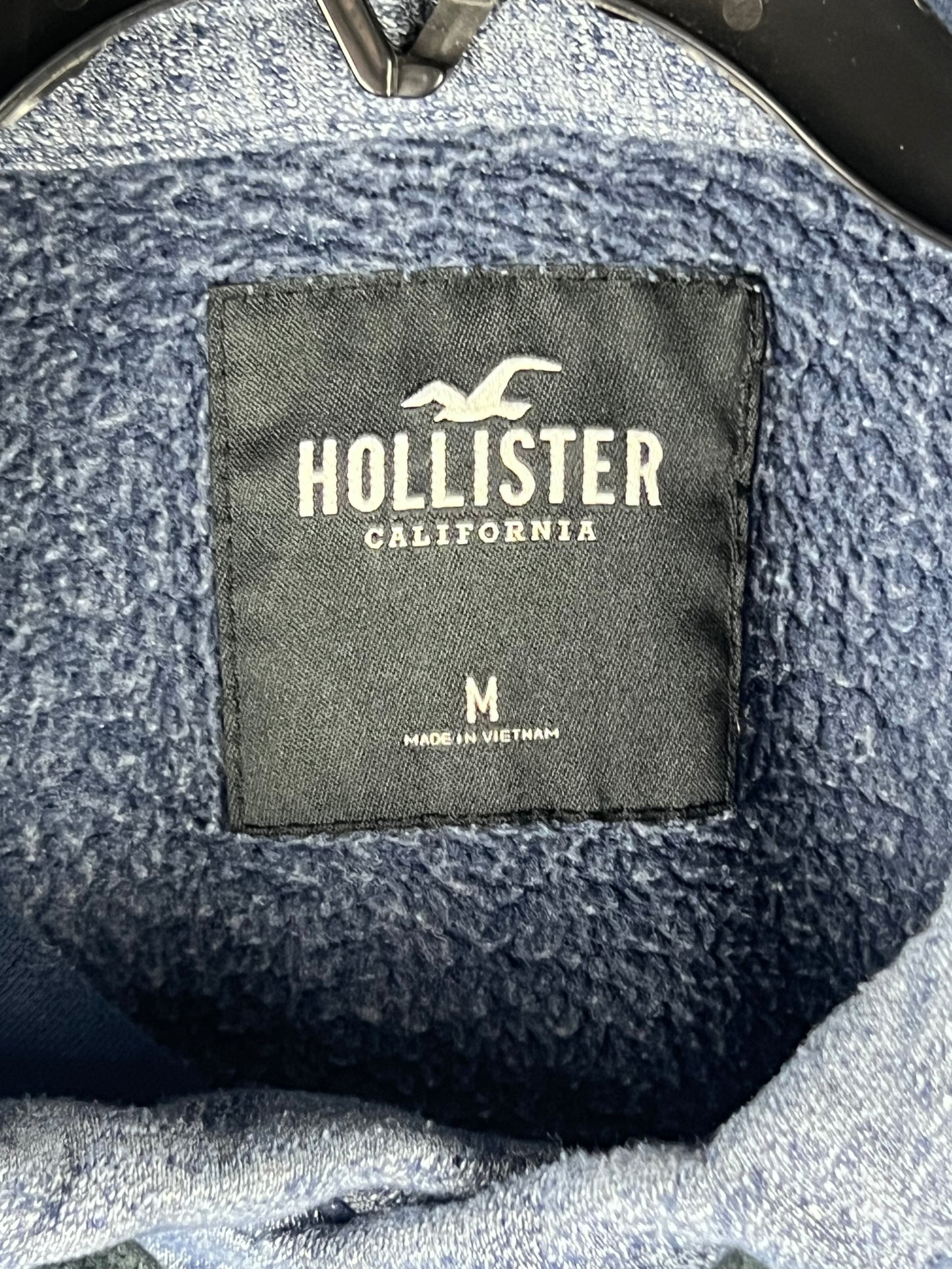 Hollister Blue Sweatshirt Hoodie Men’s Size Medium