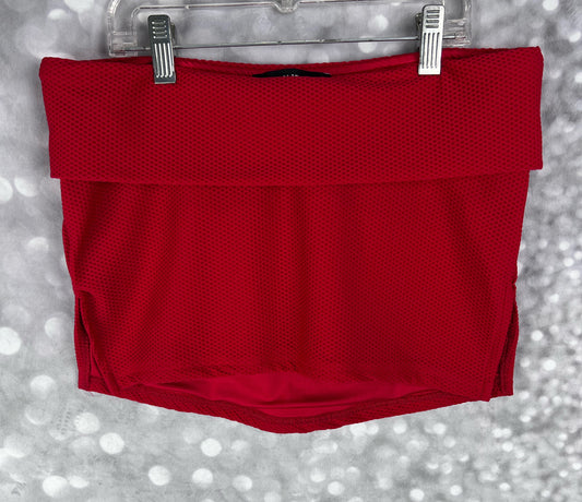 Akira “Cool Again” Jersey-Mesh Mini Skirt Women’s Size Large