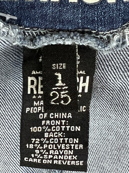REWASH Full Front Zip Women’s Jean Skirt Size 1/25