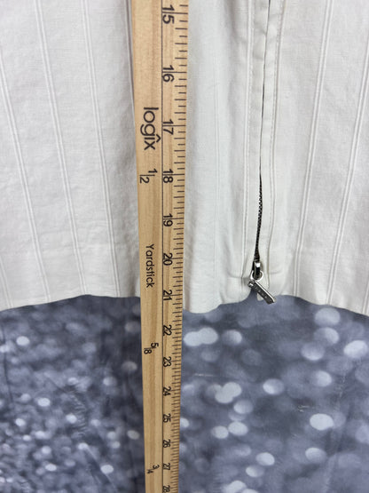 Bebe Full Front Zip Knee Length Pencil Skirt New With Tags