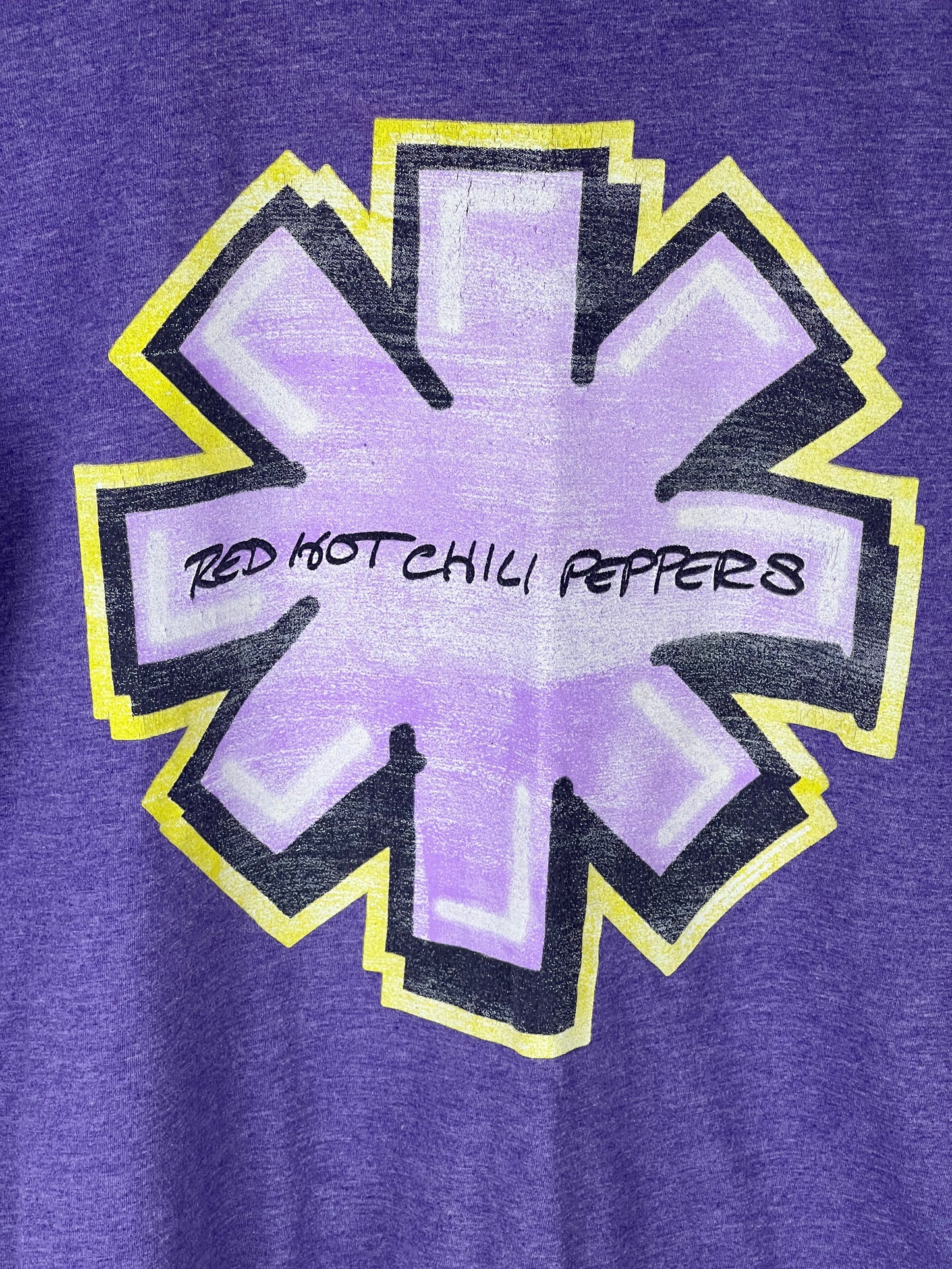 Red Hot Chili Peppers 2016 Getaway Tour Band Tee Purple Size Men's Medium